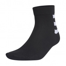 adidas Sportsocken Ankle 3-Streifen schwarz - 3 Paar